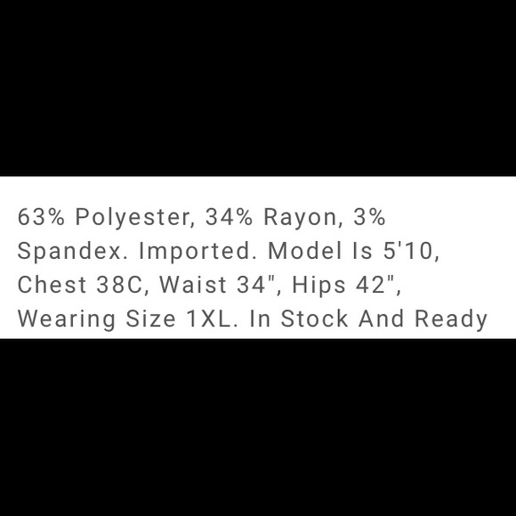 🎉 2X HP PLUS DUSTY BLUE FLORAL BELL SLV BOHO TOP - Picture 5 of 5